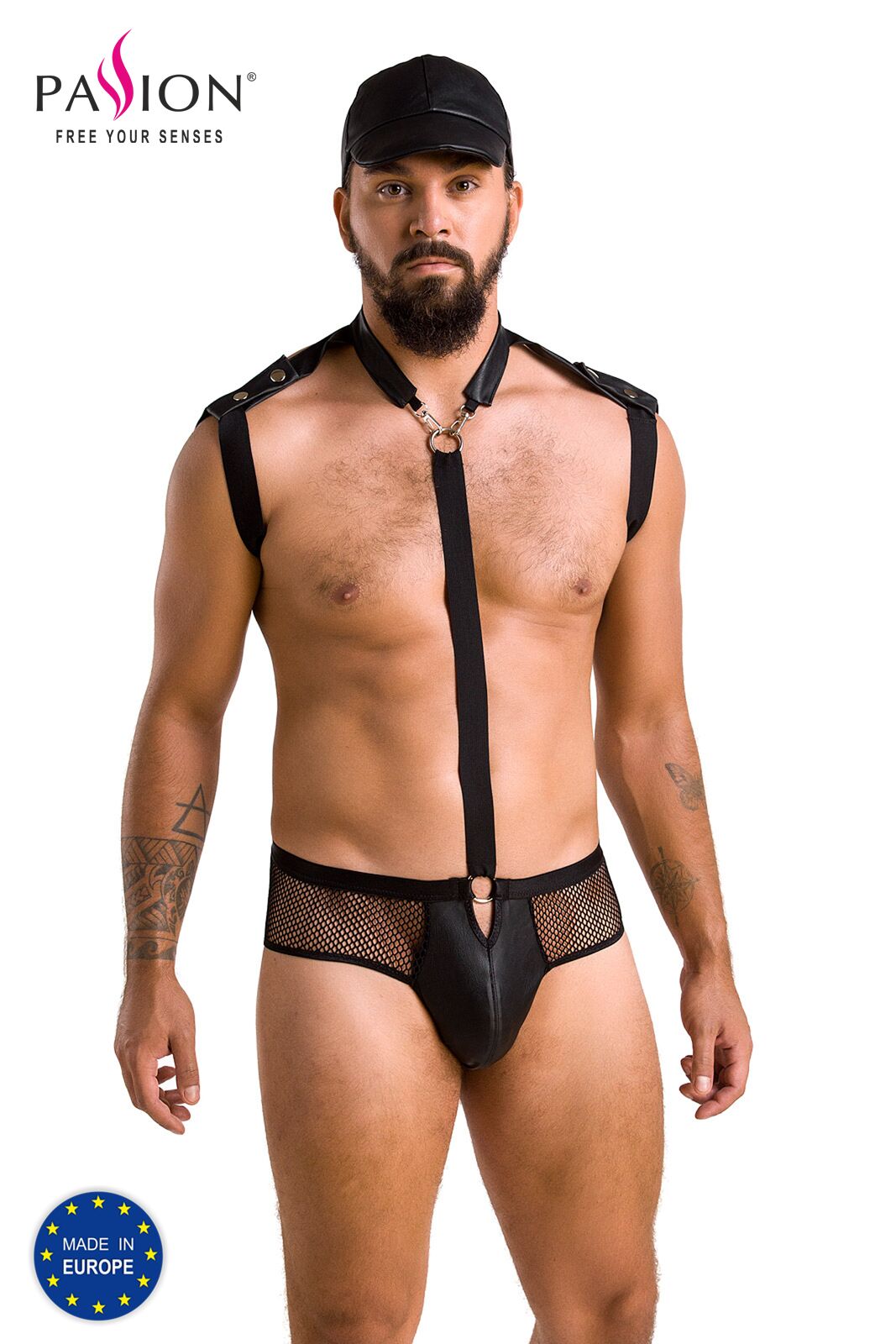 038 SET JOHN black XXL/XXXL - Passion