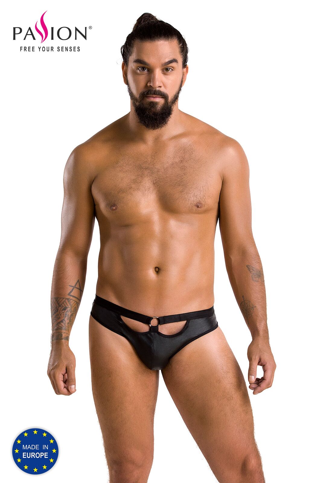 041 SLIP OPEN JOE black S/M - Passion
