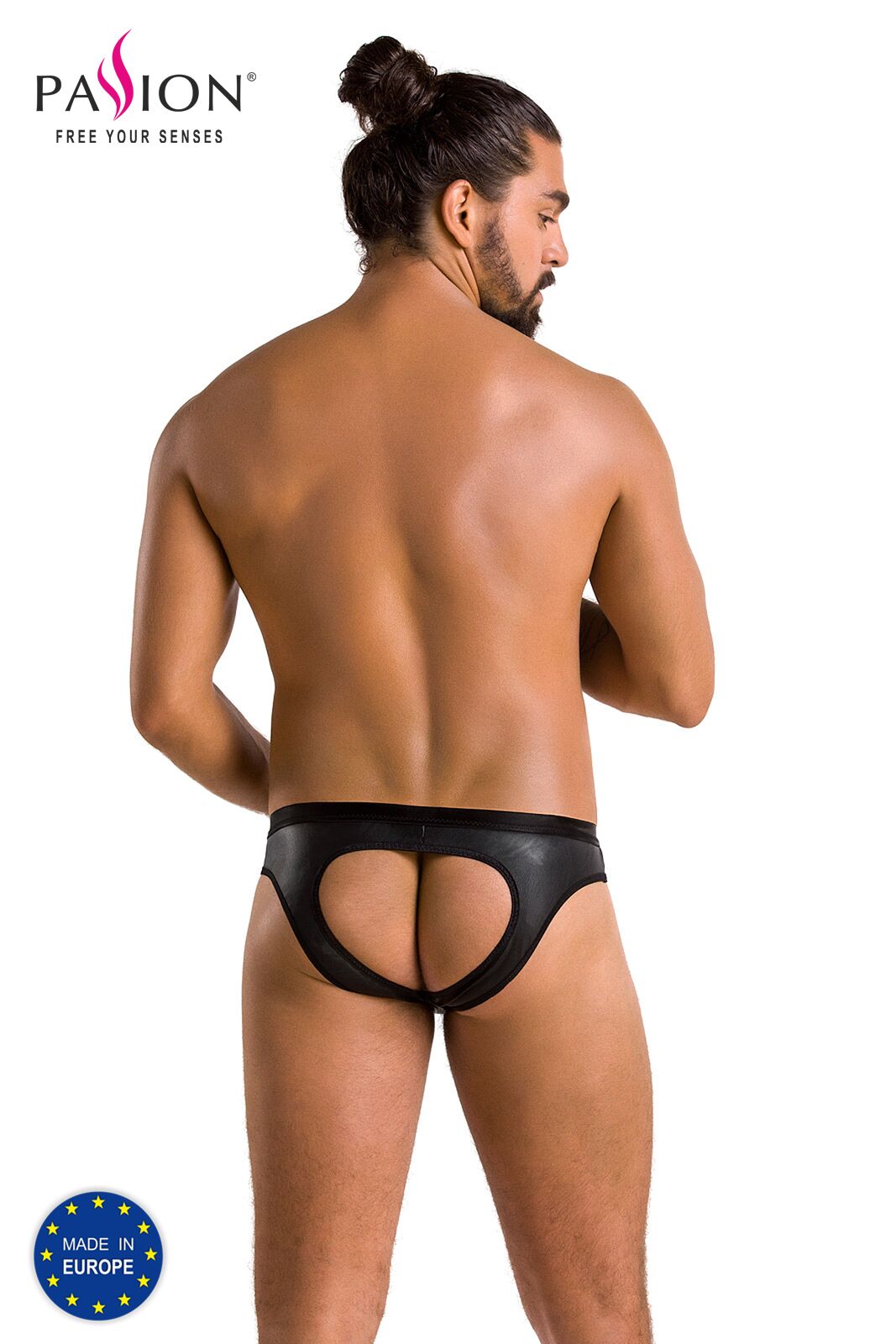 041 SLIP OPEN JOE black S/M - Passion