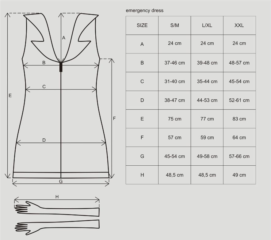 Obsessive Emergency dress S/M + stethoscope