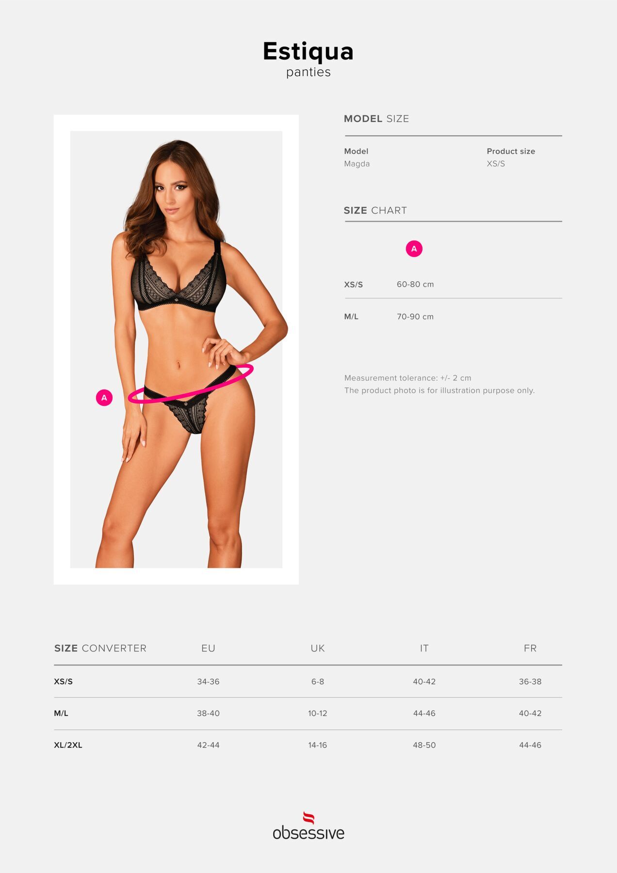 Obsessive Estiqua panties XS/S