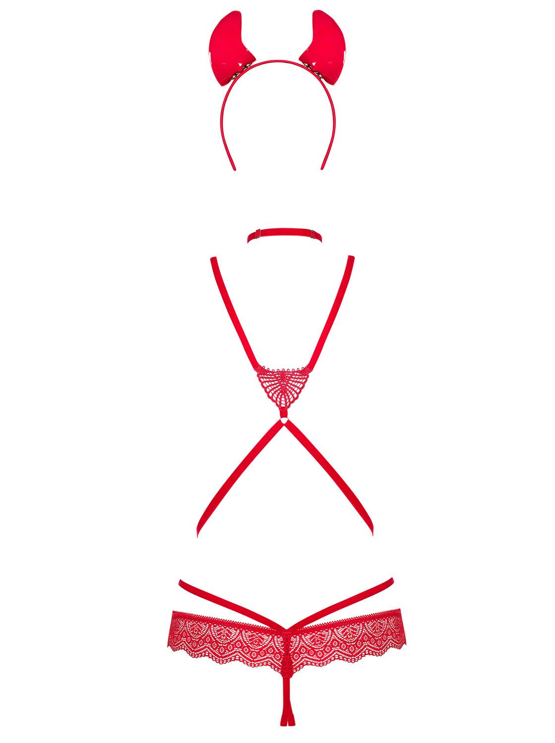 Obsessive Evilia teddy red L/XL