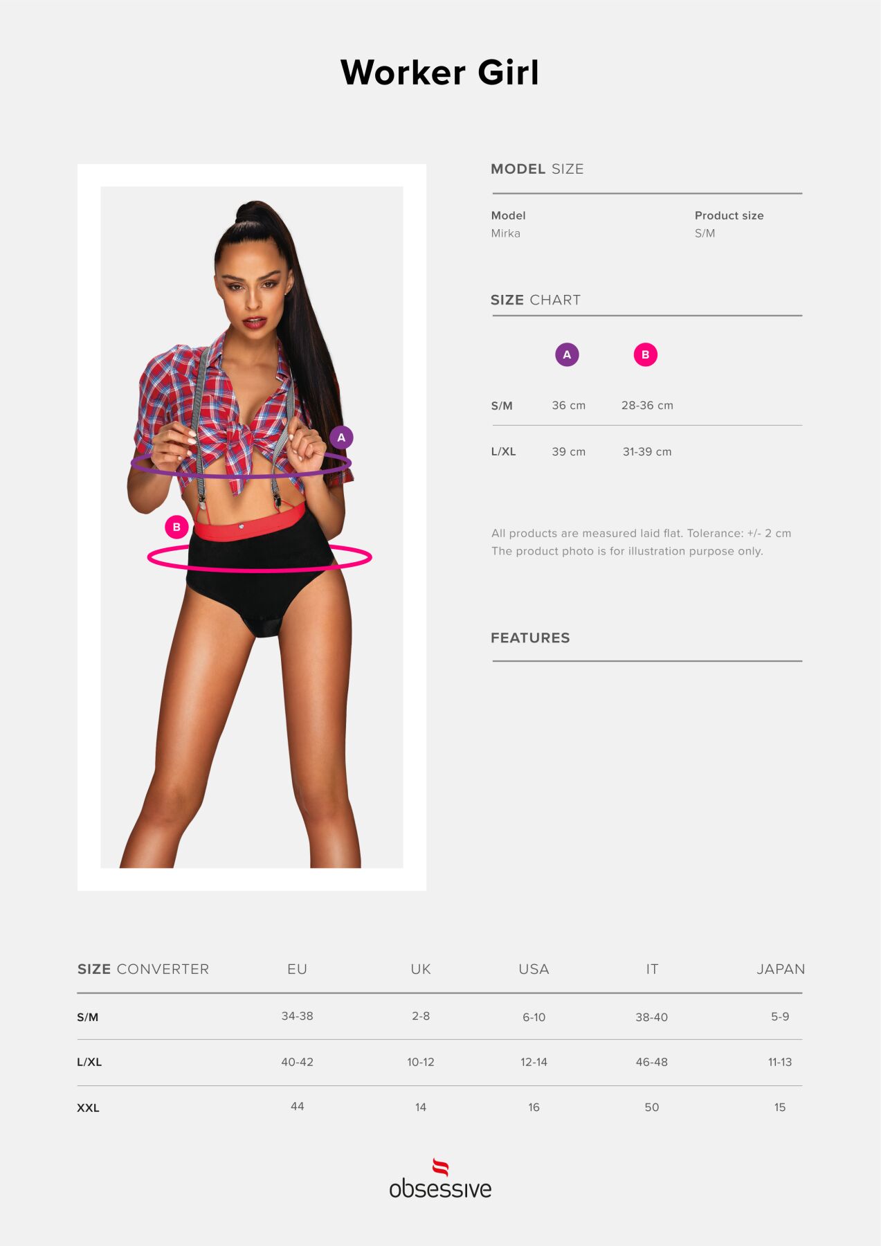 Obsessive Worker Girl L/XL