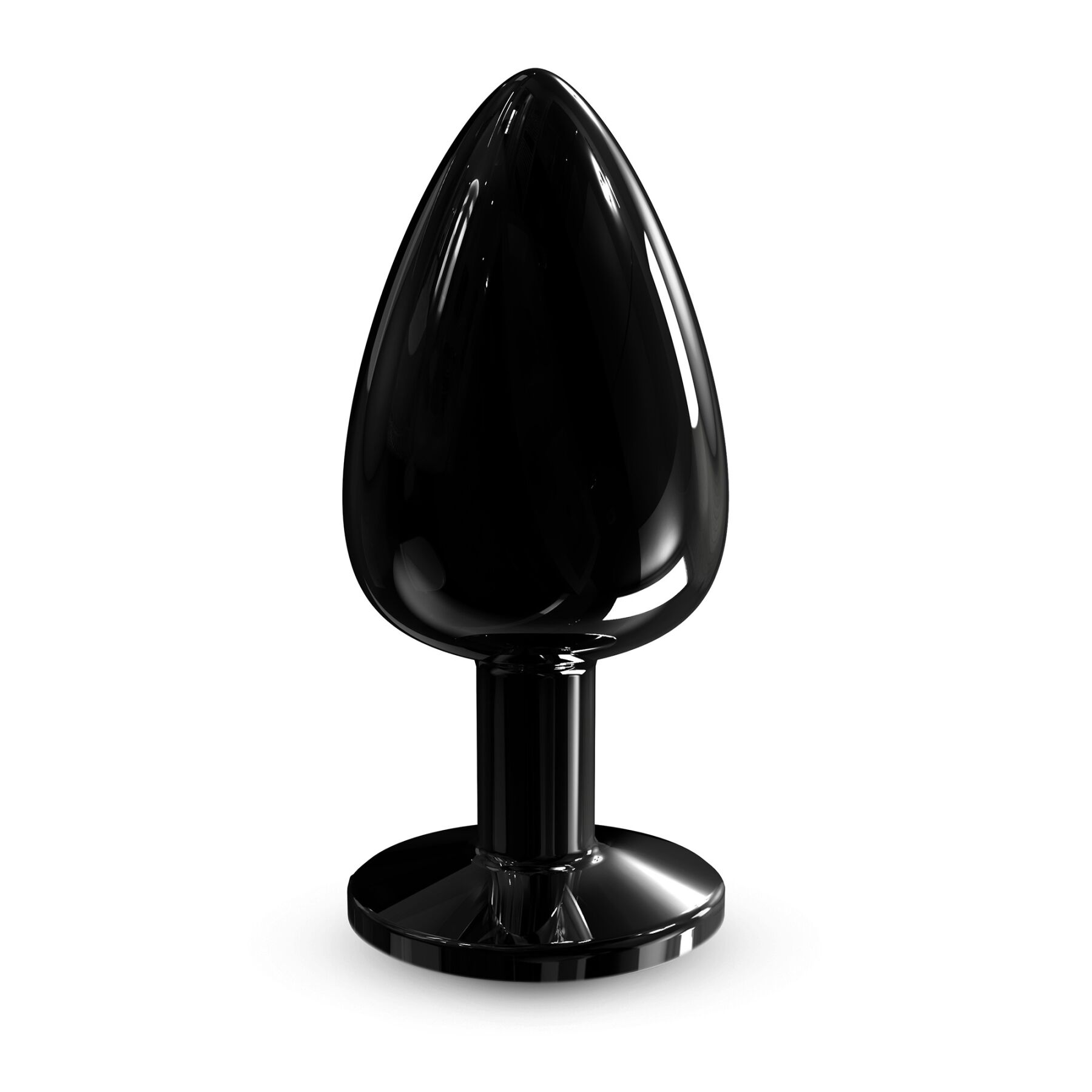 Металлическая анальная пробка с украшением в виде кристалла Dorcel - Diamond Plug BLACK L Металлическая анальная пробка с украшением в виде кристалла Dorcel - Diamond Plug BLACK L