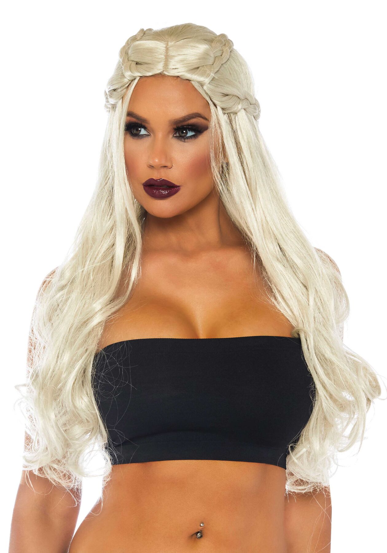 Leg Avenue Braided long wavy wig Blond