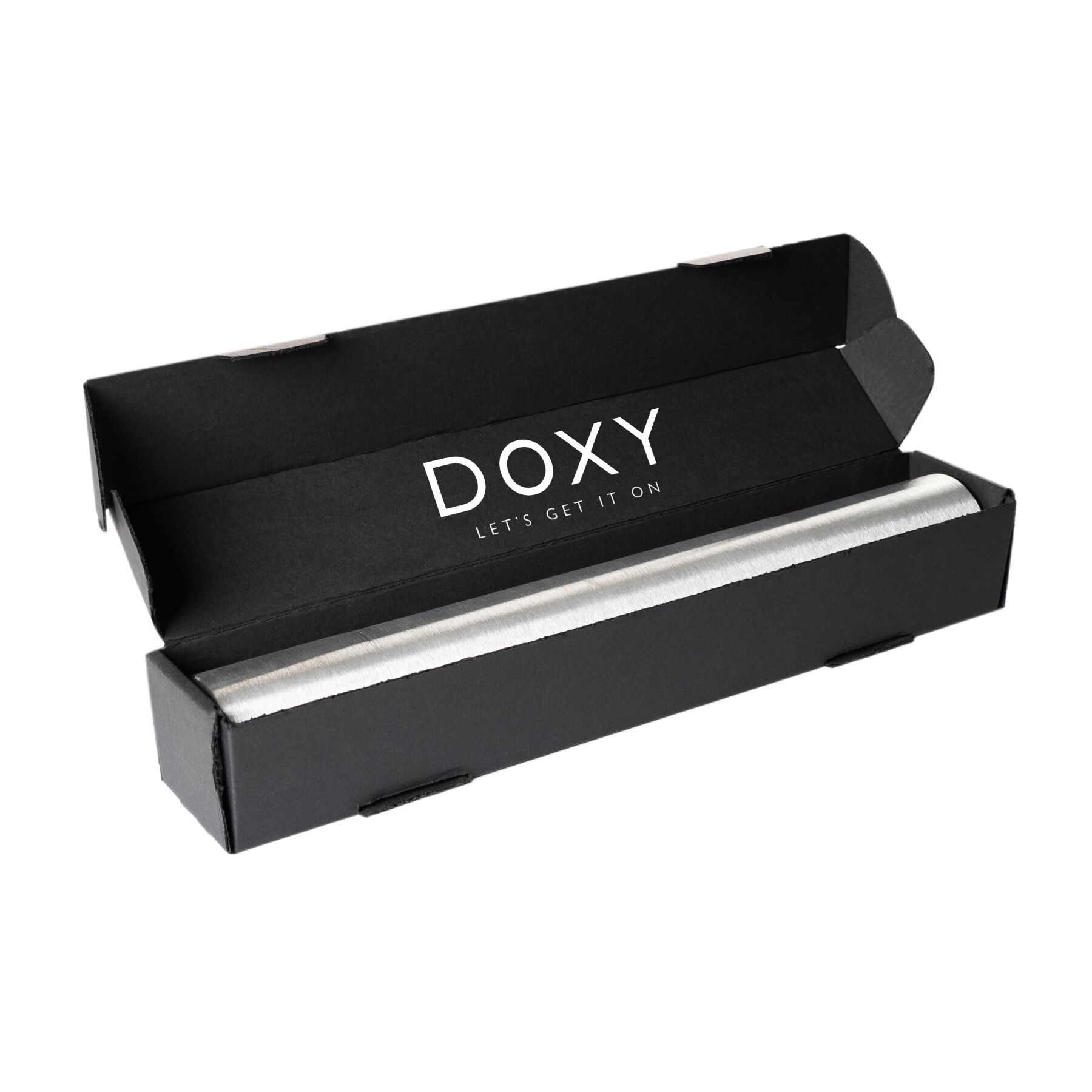 Вибромассажер DOXY Die Cast 3R Blue Flame, очень мощный, питание 220В, металлический корпус