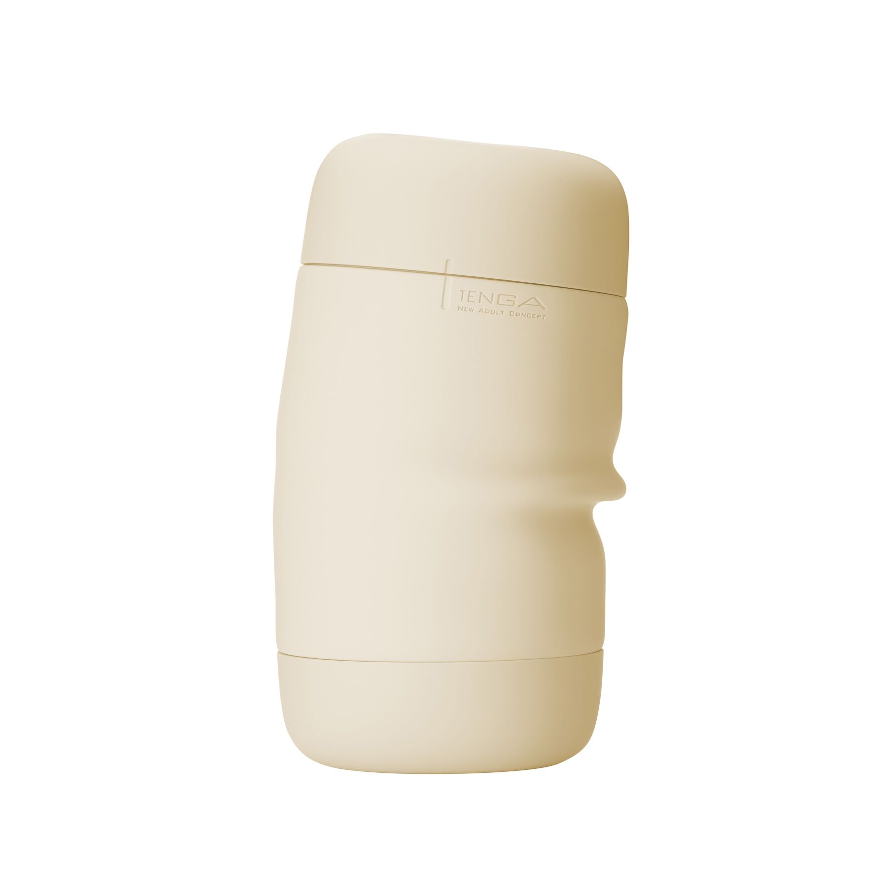 Мастурбатор TENGA PUFFY LATTE BROWN, ультрамягкий материал, многоразовый, сквозной
