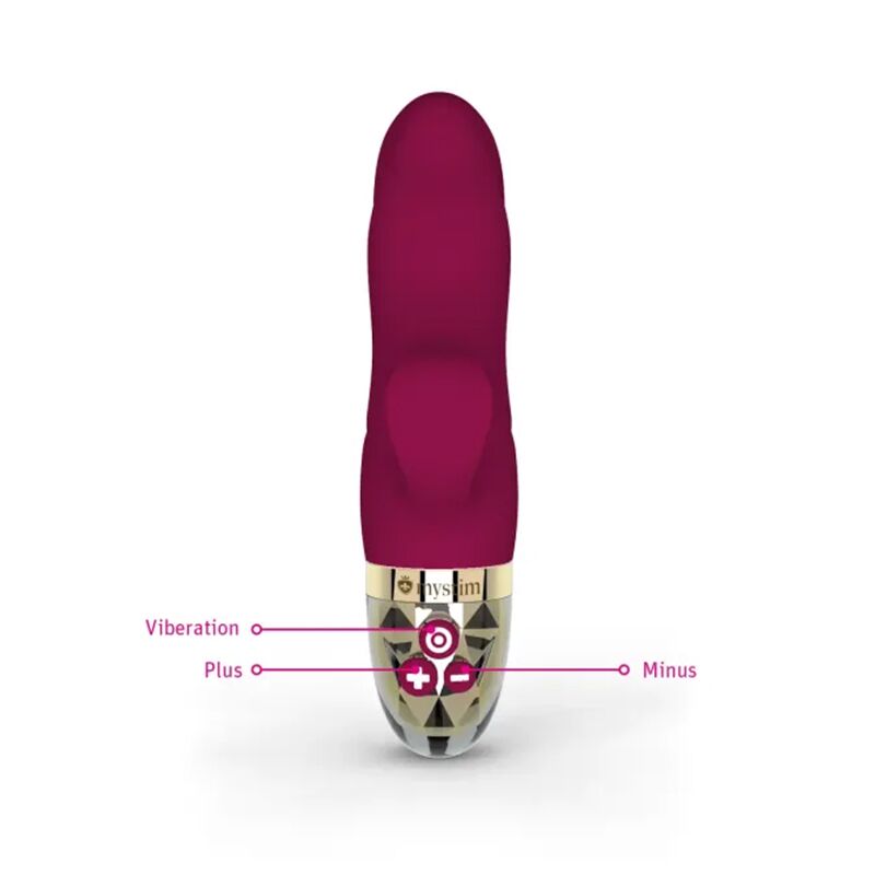 Вибратор-кролик Mystim Hop Hop Bob Fuchsia, мощный мотор, 8 режимов