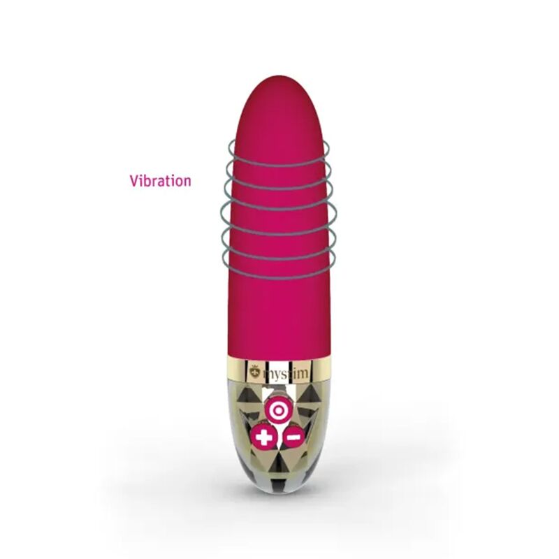 Вибратор Mystim Sleak Freak Pink, 8 режимов, внутренняя и внешняя стимуляция