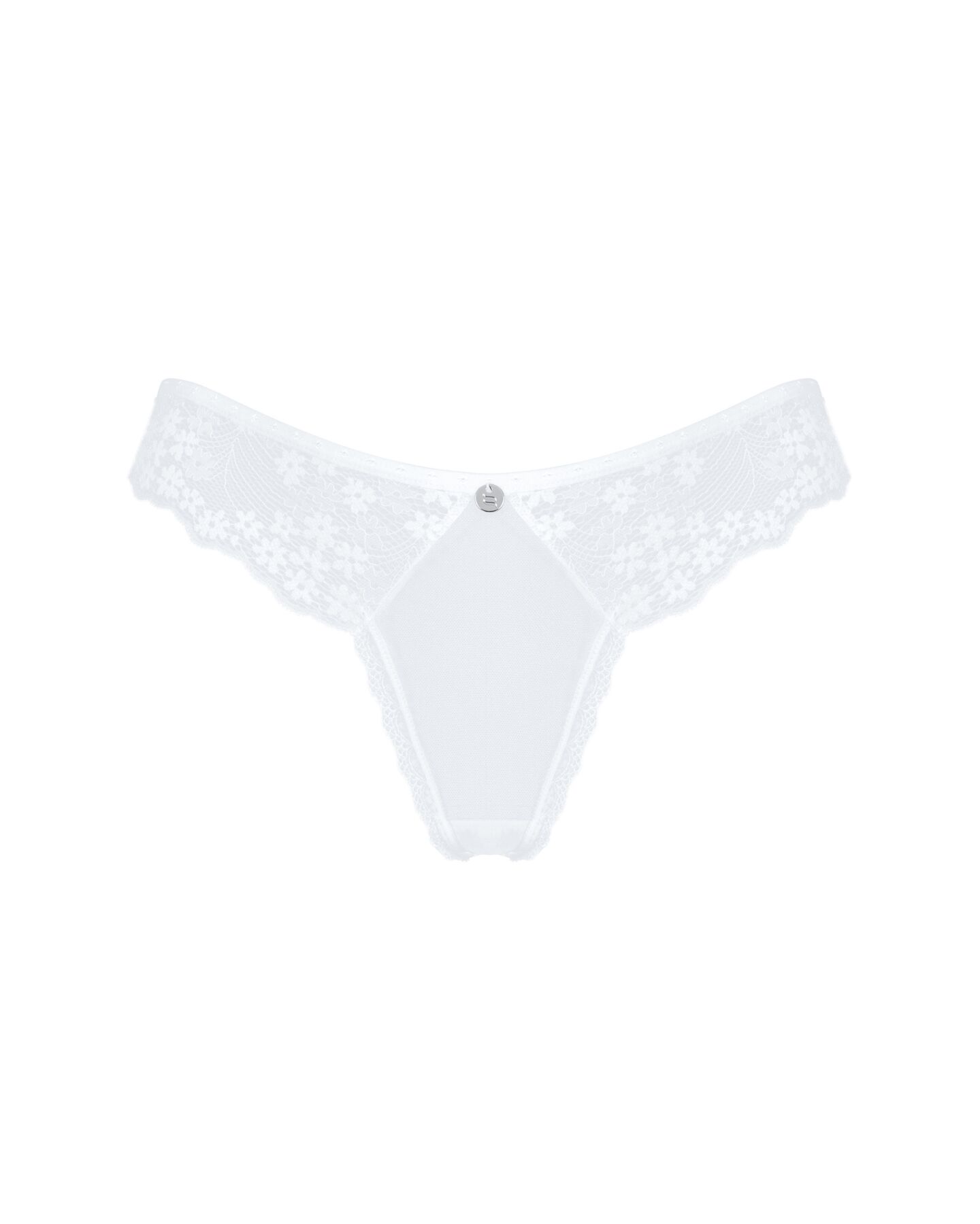 Полупрозрачные трусики Obsessive Heavenlly panties M/L, открытые ягодицы