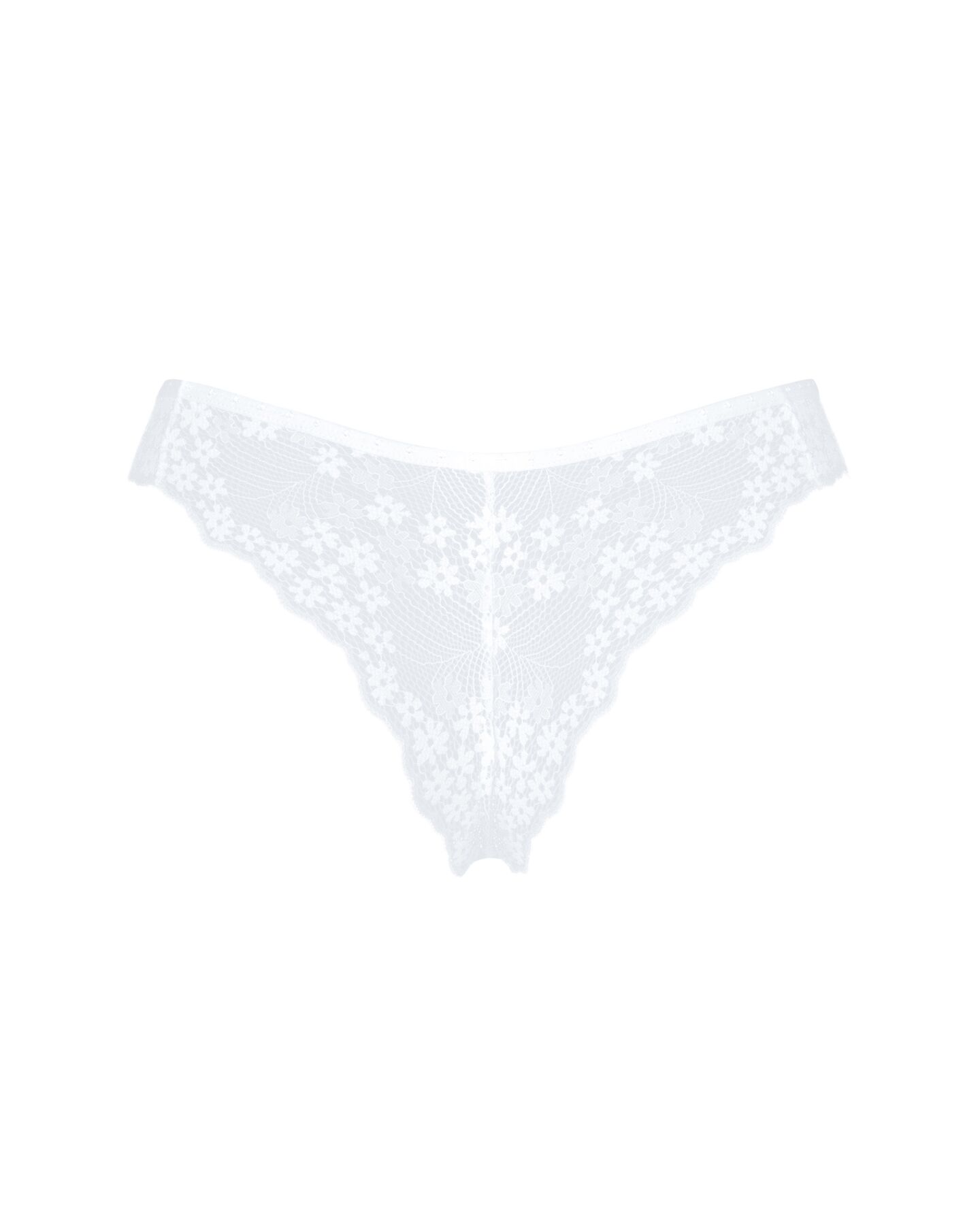 Полупрозрачные трусики Obsessive Heavenlly panties M/L, открытые ягодицы