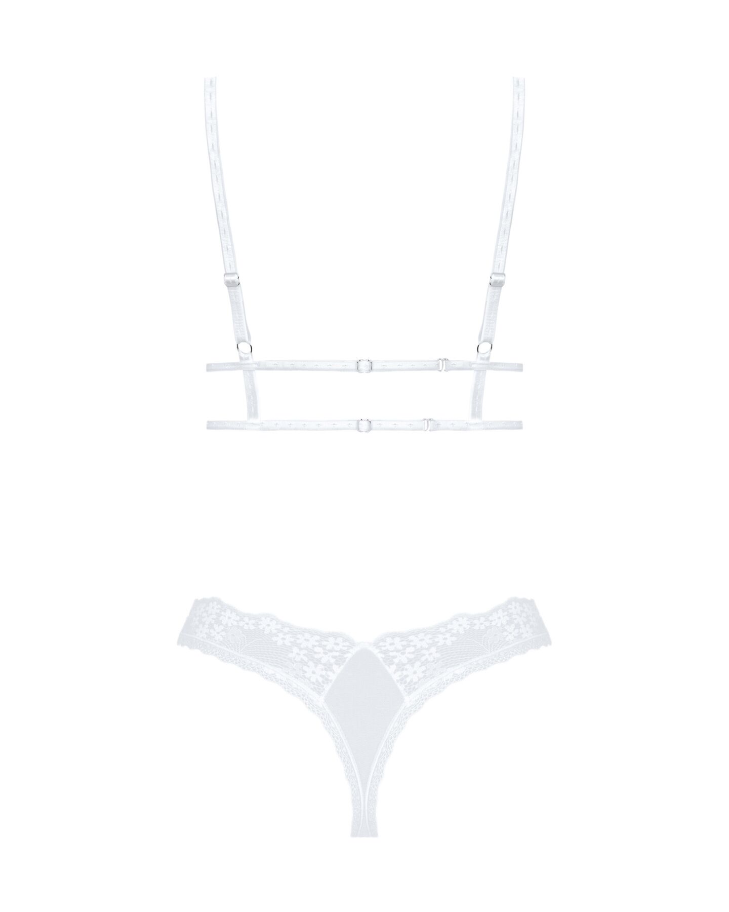 Эротический комплект Obsessive Heavenlly 2-pcs set XS/S, бюстгальтер и танга