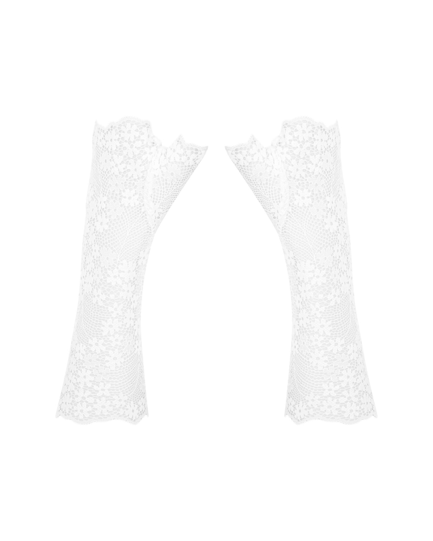 Кружевные митенки Obsessive Heavenlly gloves O/S