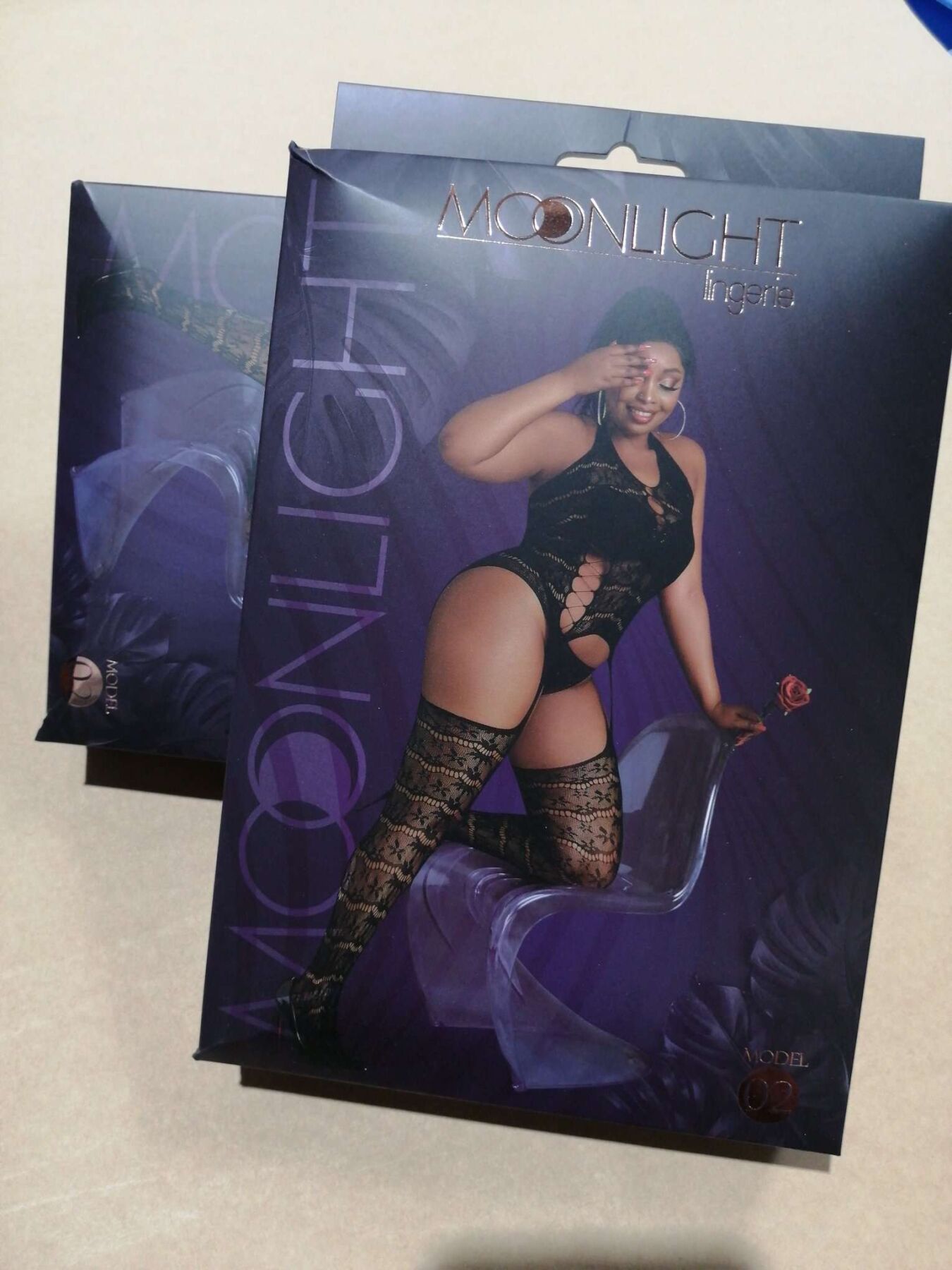 Боди Moonlight Plus Model 02 Black (мятая упаковка)