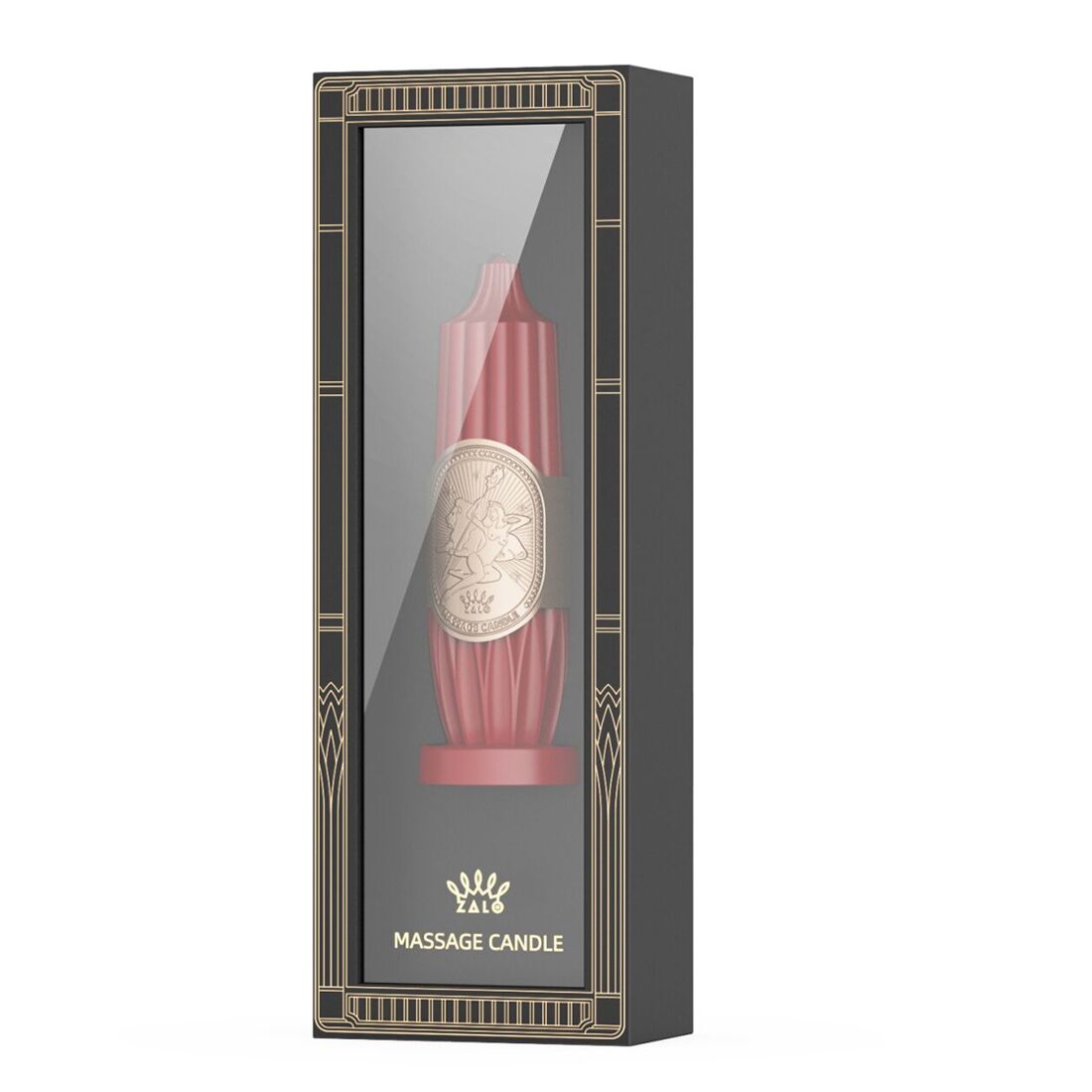 Роскошная массажная свеча Zalo Massage Candle Red